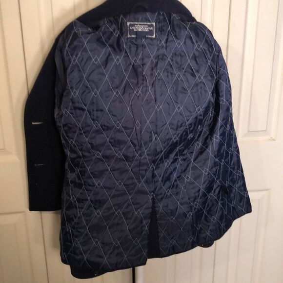 American Eagle Outfitters AEO Navy Blue Peacoat Quilted Lining Medium M - Picture 7 of 11
